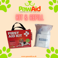 Pet First Aid Kit & Refill Pack Bundle
